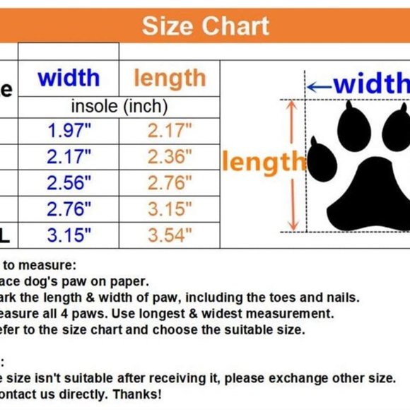 Dimicoo Winter Snow Dog Boots Neoprene Nonslip Rubber Sole Dog Shoes for small - Picture 8 of 8